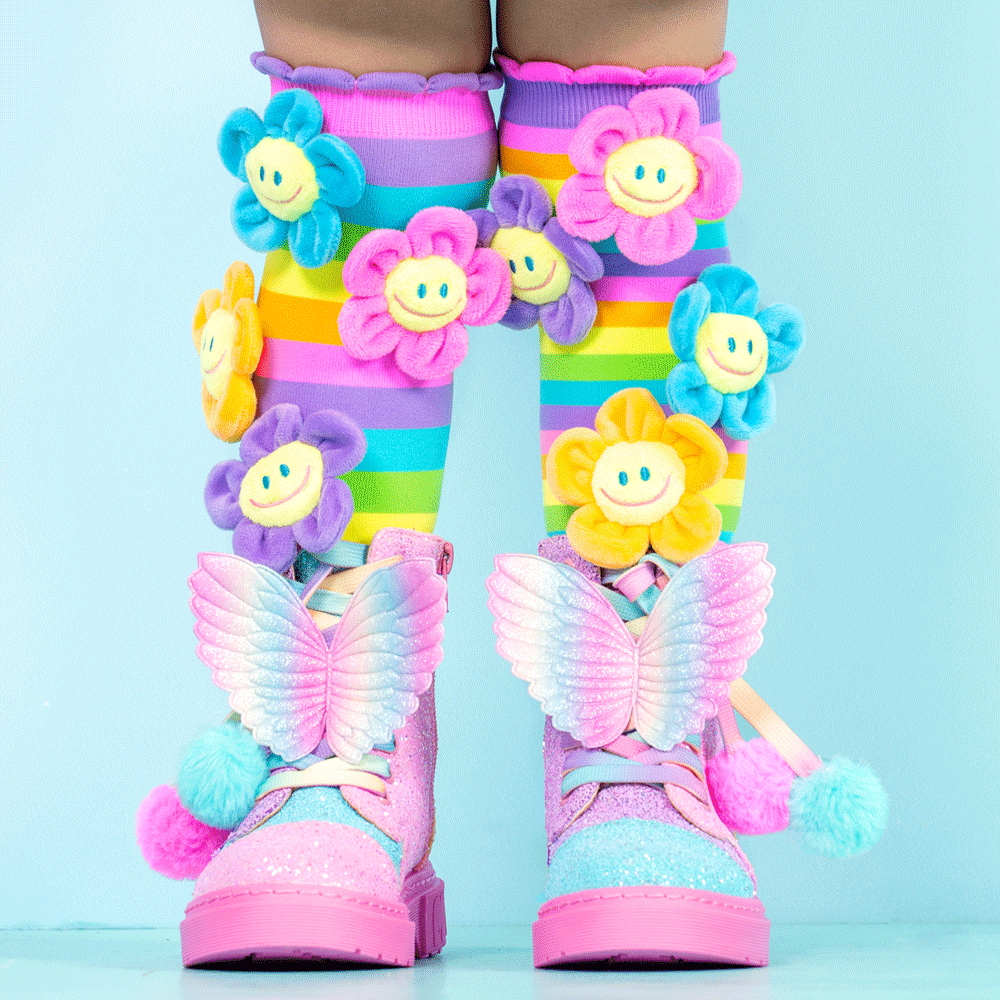 Renkli Papatya Çorap